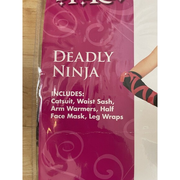 NWT Adult Deadly Ninja Jumpsuit Costume By Spirit Size Medium - Picture 7 of 8